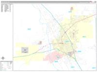 Las Cruces Wall Map Zip Code